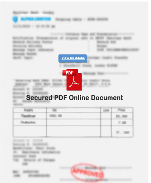 Project signed document