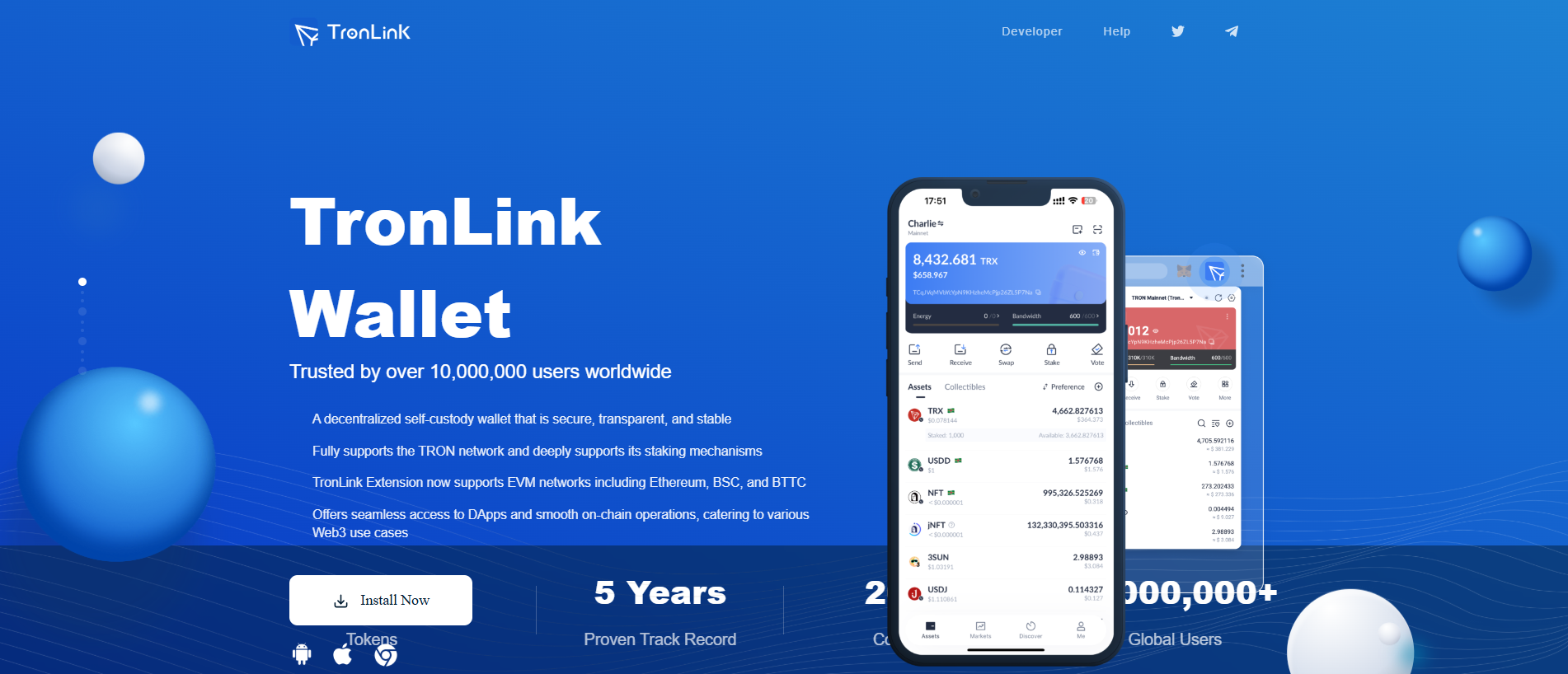 Screenshot of tronlink.ph
