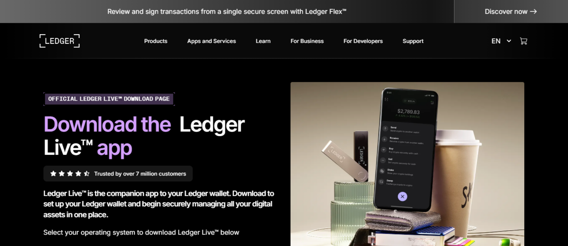 Screenshot of connect-start-com-ledger.wasmer.app