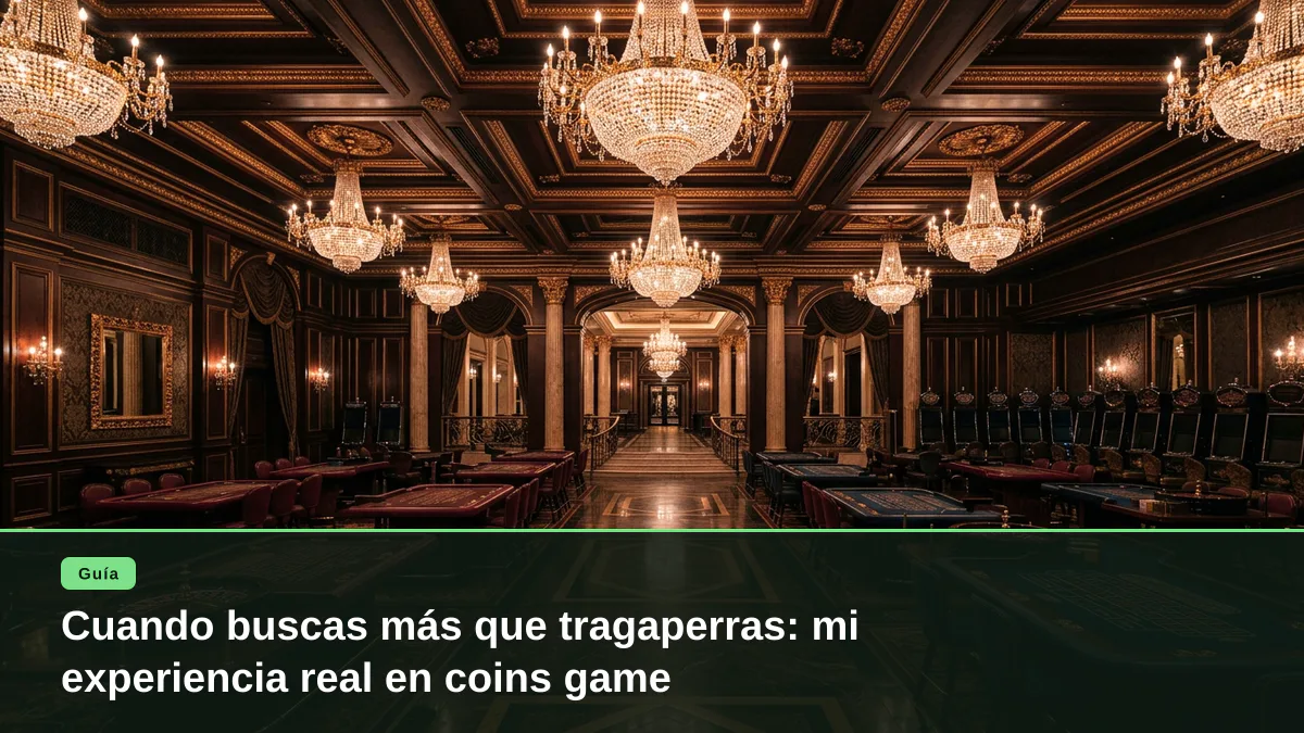 Cuando buscas más que tragaperras: mi experiencia real en coins game