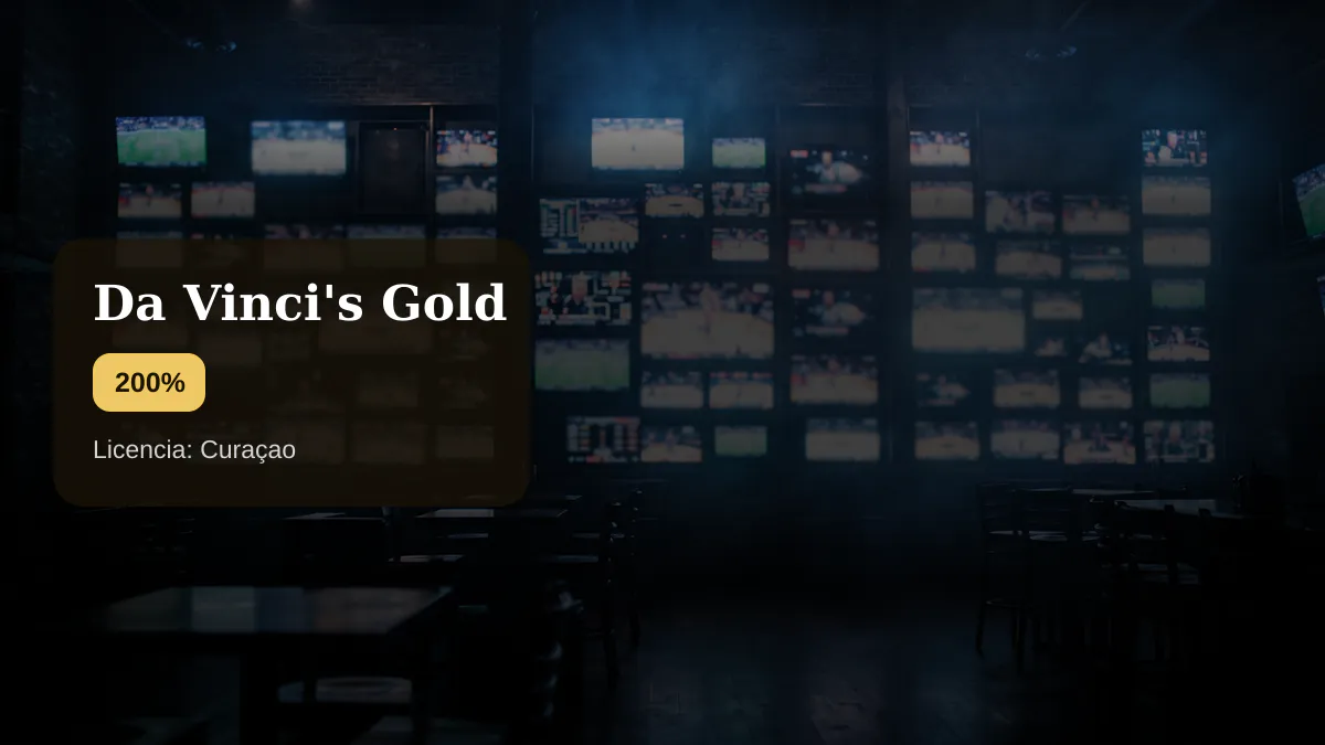 Da Vinci's Gold casino — bono de bienvenida 200%, pagos: Visa, Mastercard, Skrill, Neteller, Paysafecard