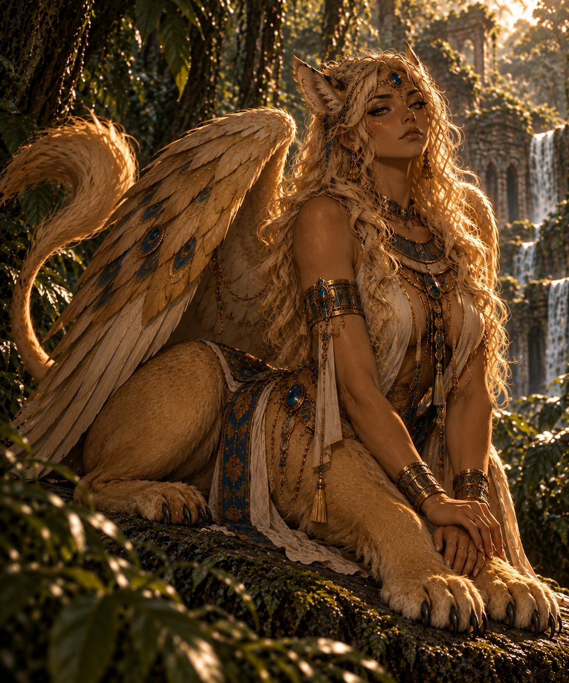 Example of an Eirwold griffin demi-human