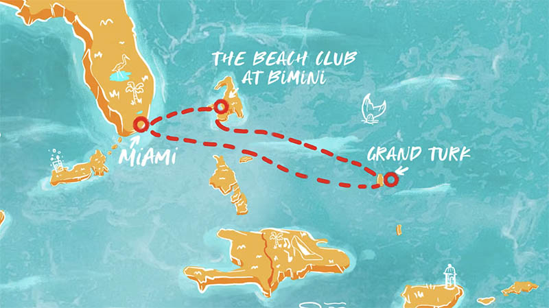 Trip map