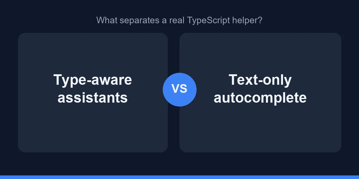 What separates a real TypeScript helper?