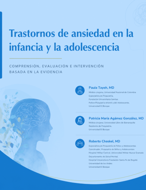 Portada del libro sobre evaluación y manejo de los trastornos de ansiedad