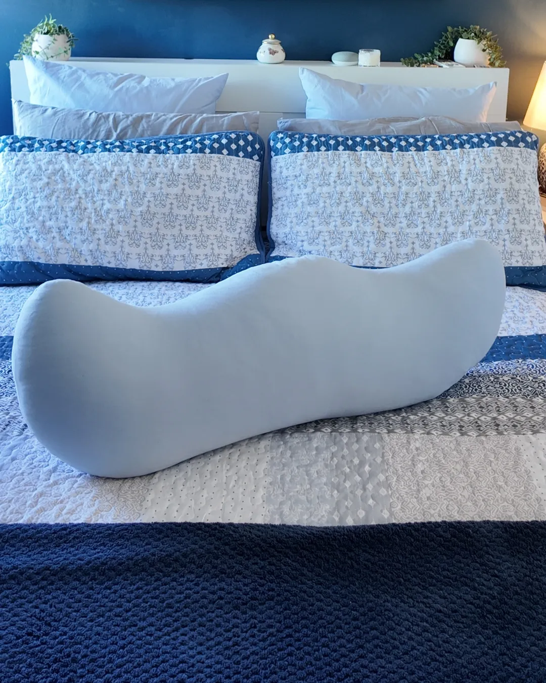 Snuggi used in multiple everyday comfort settings