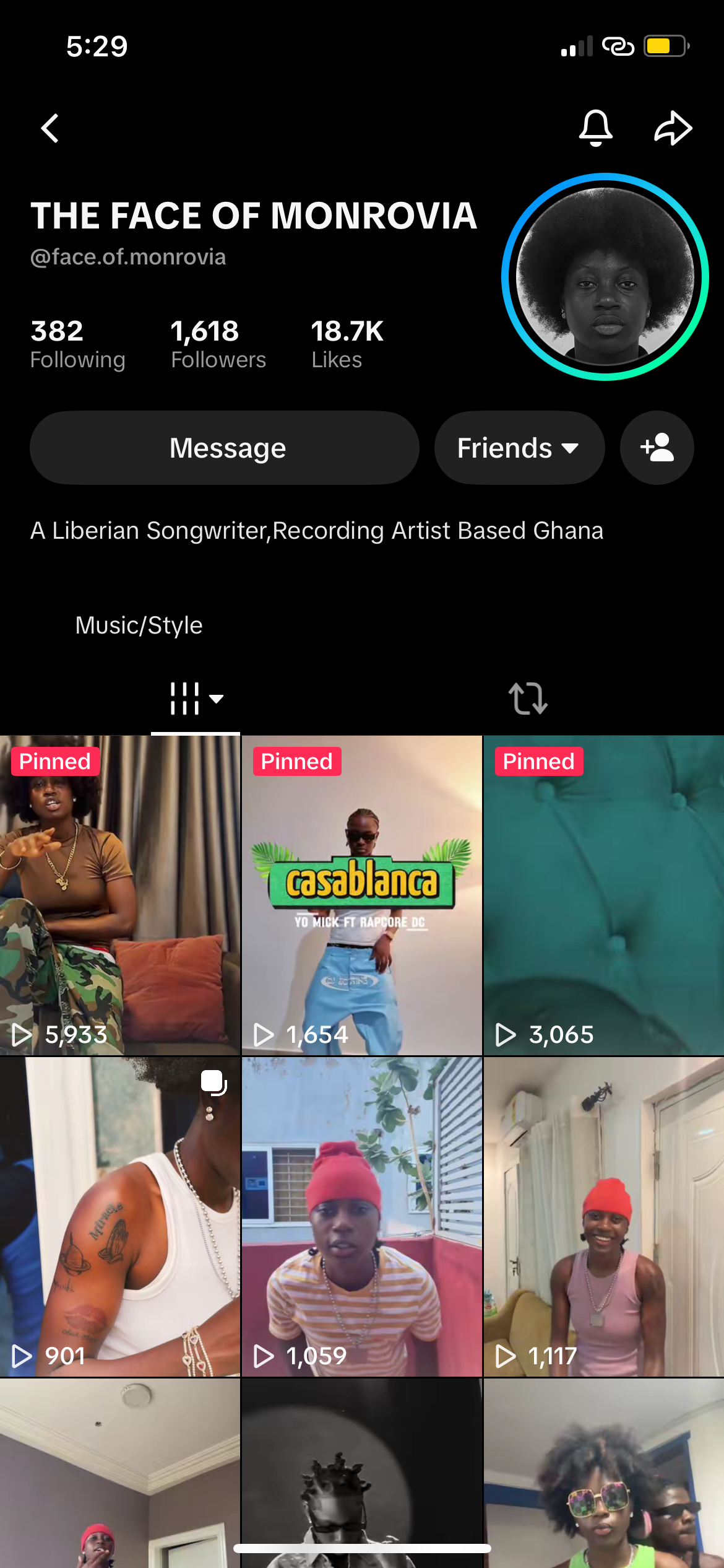 Face Of Monrovia TikTok
