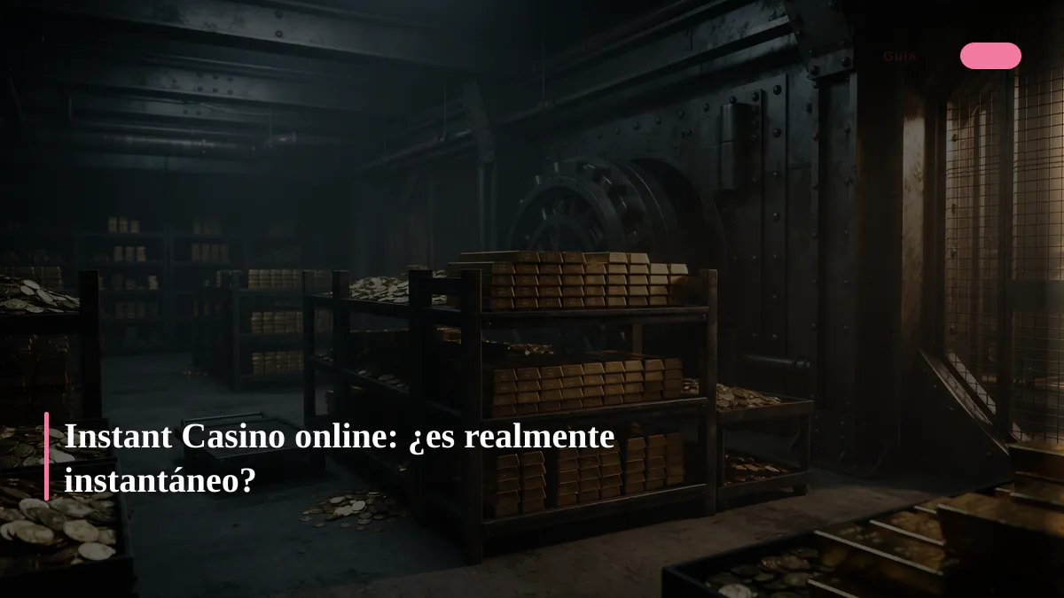 Instant Casino online: ¿es realmente instantáneo?