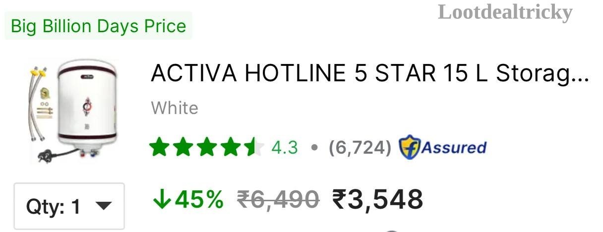 Grab Activa 15l Offer Image