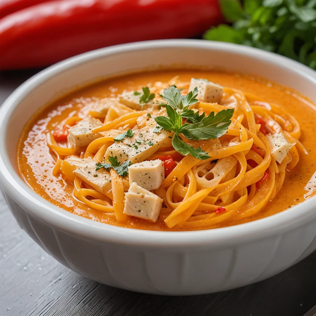 Red Pepper Cream Sauce with 5 Ingredients Recipe