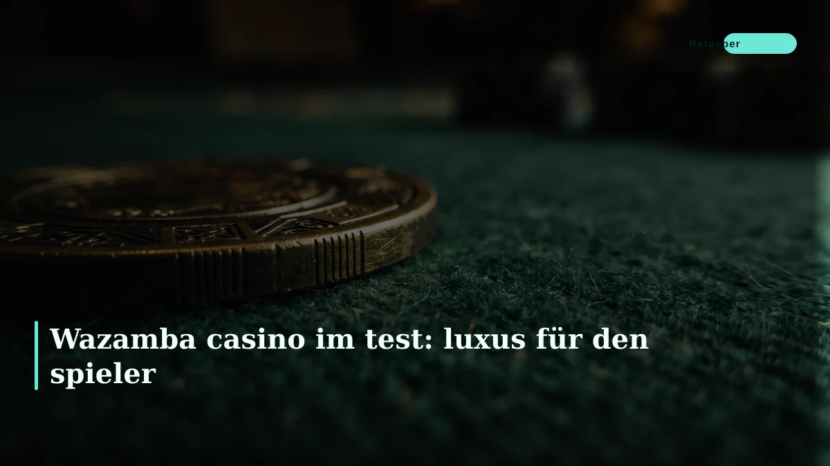 Wazamba casino im test: luxus für den spieler