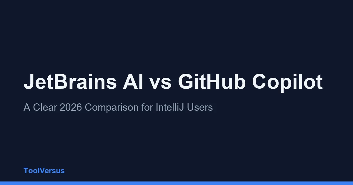 JetBrains AI vs GitHub Copilot