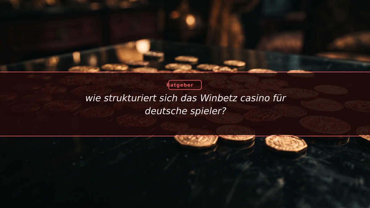 wie strukturiert sich das Winbetz casino für deutsche spieler?