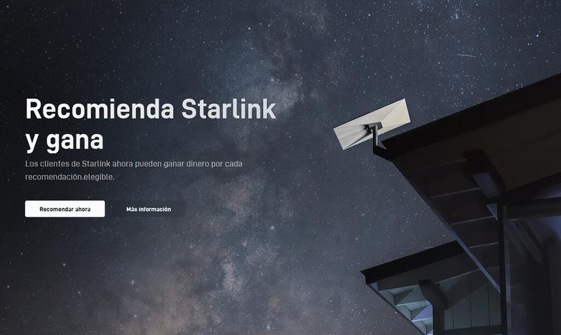 En su obsesión por parecerse a los operadores, Starlink ha lanzado un programa de recompensas: ahora te paga por traer amigos