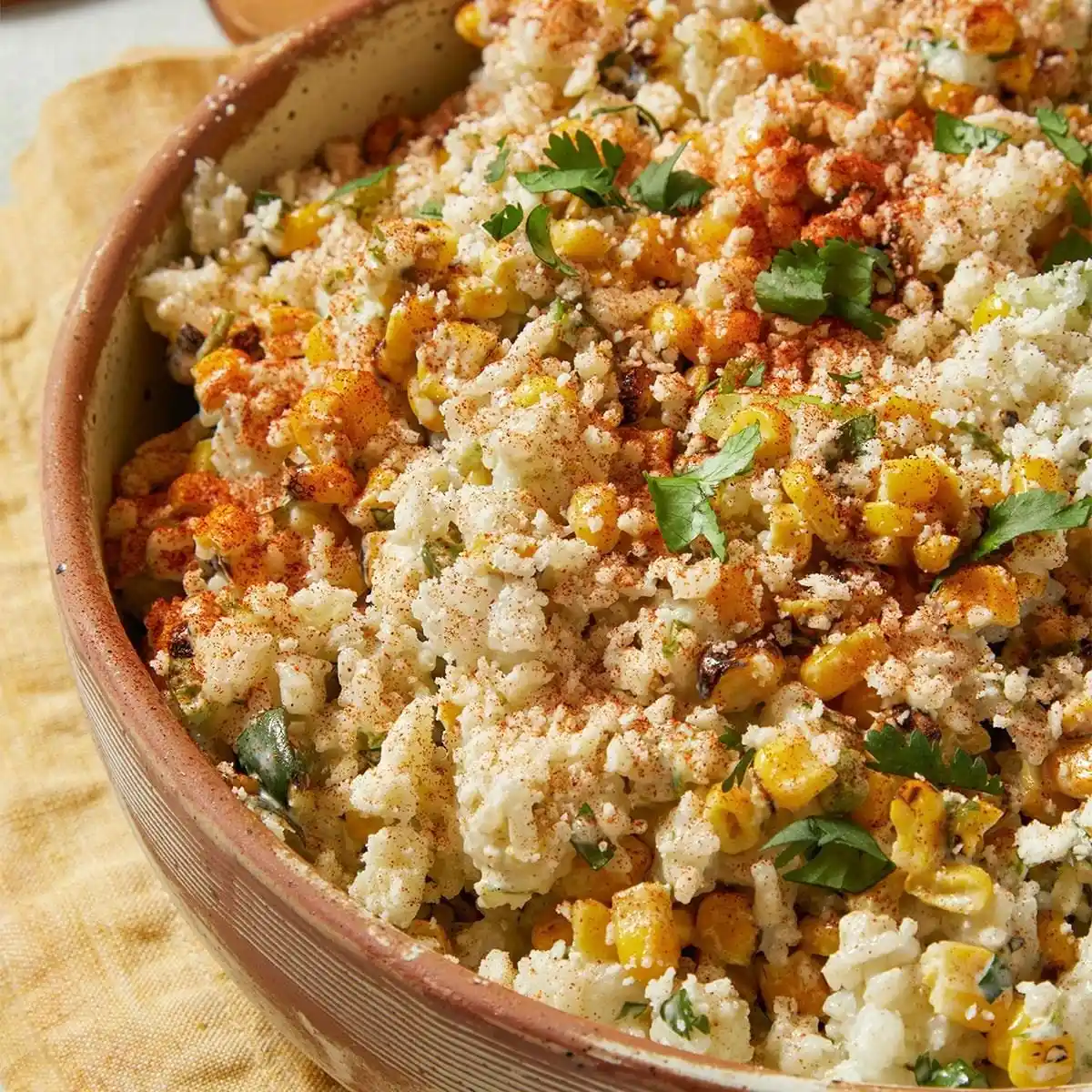 Mexican Street Corn Rice Salad