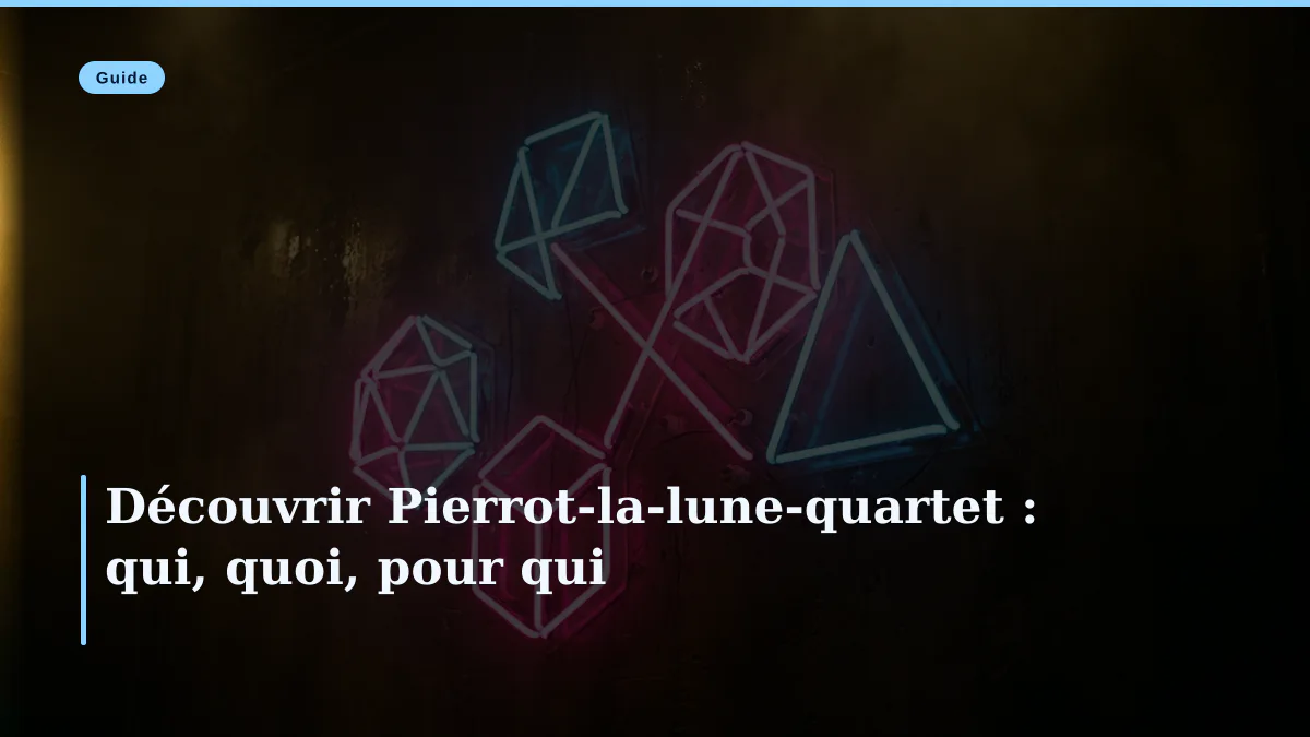 Découvrir Pierrot-la-lune-quartet : qui, quoi, pour qui