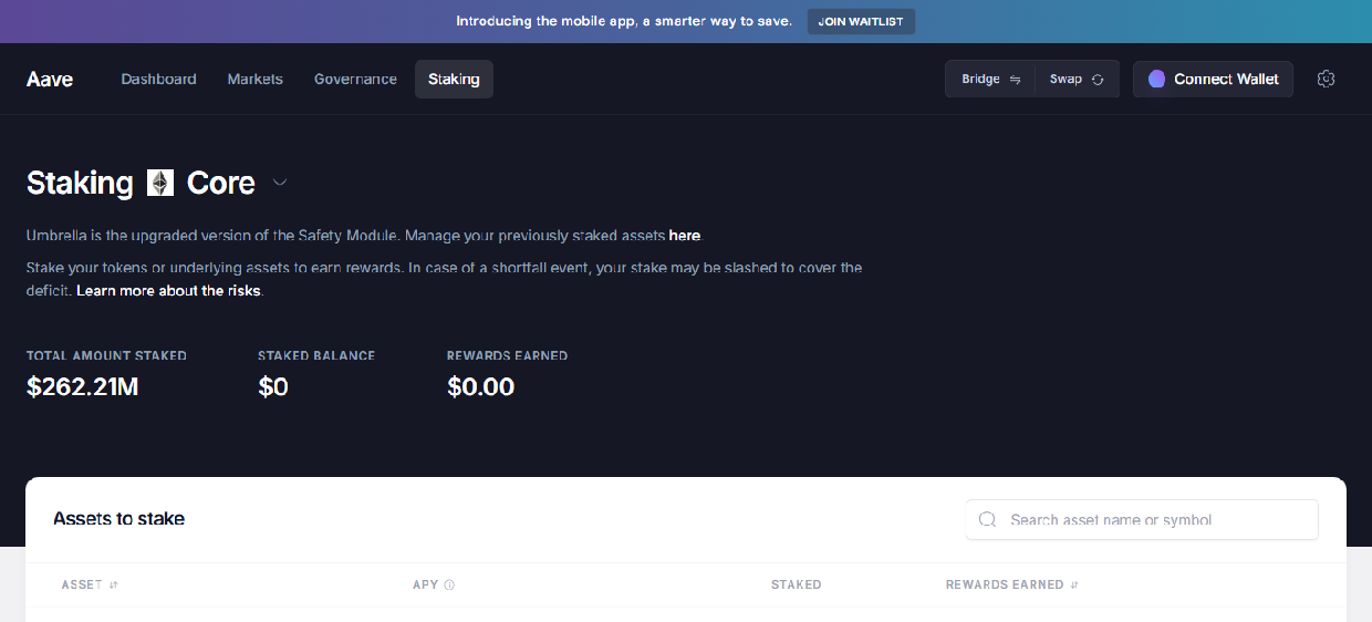 Stored capture of aave-earning.com