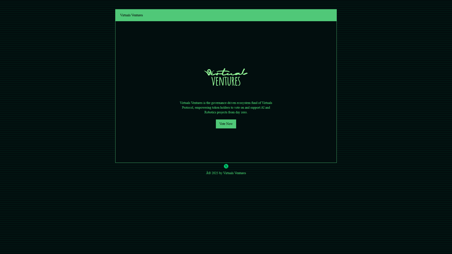 Screenshot of virtuals-ventures.com
