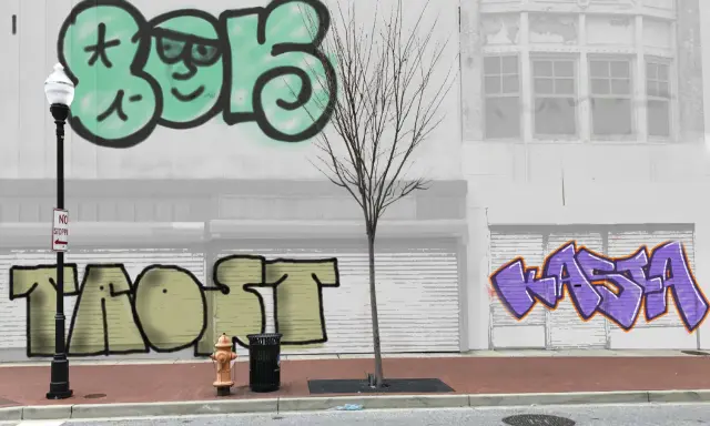 Graffiti artwork by taost
