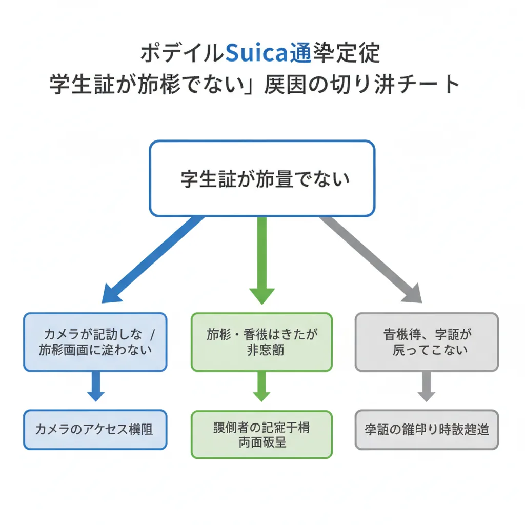モバイルSuicaの通学定期で学生証の撮影ができない3つの原因と対処法 – 画像3