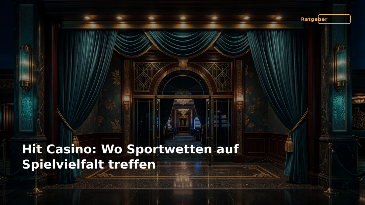 Hit Casino: Wo Sportwetten auf Spielvielfalt treffen