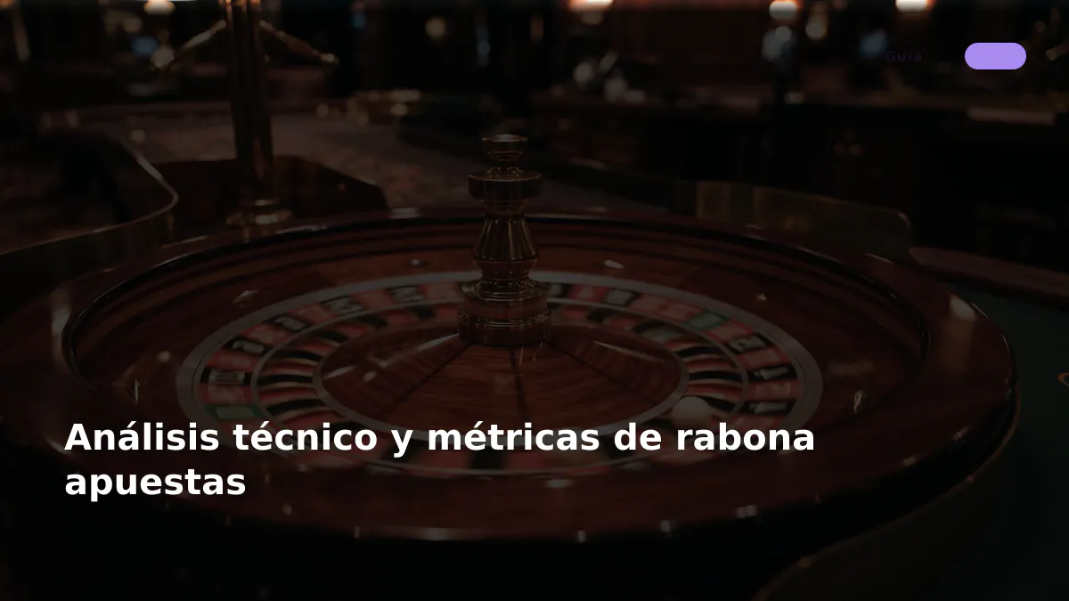 Análisis técnico y métricas de rabona apuestas