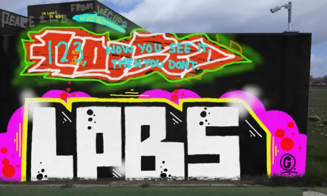 Graffiti artwork by LPBER