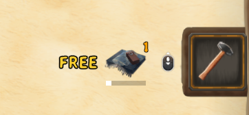 Crafting skill granting a free repair