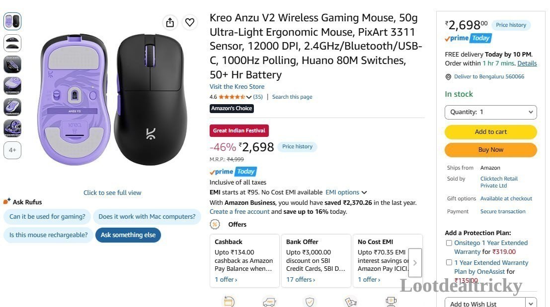Kreo Anzu V2 – Just ₹2698 | Loot Lo