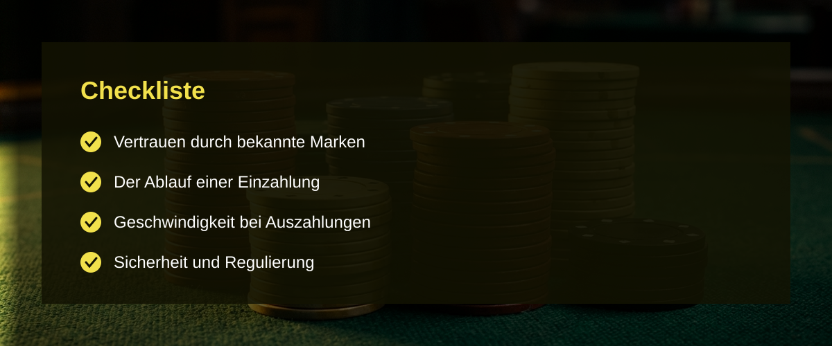 PayPal im Casino: Ein vertrauter Weg in der neuen digitalen Welt — Checkliste