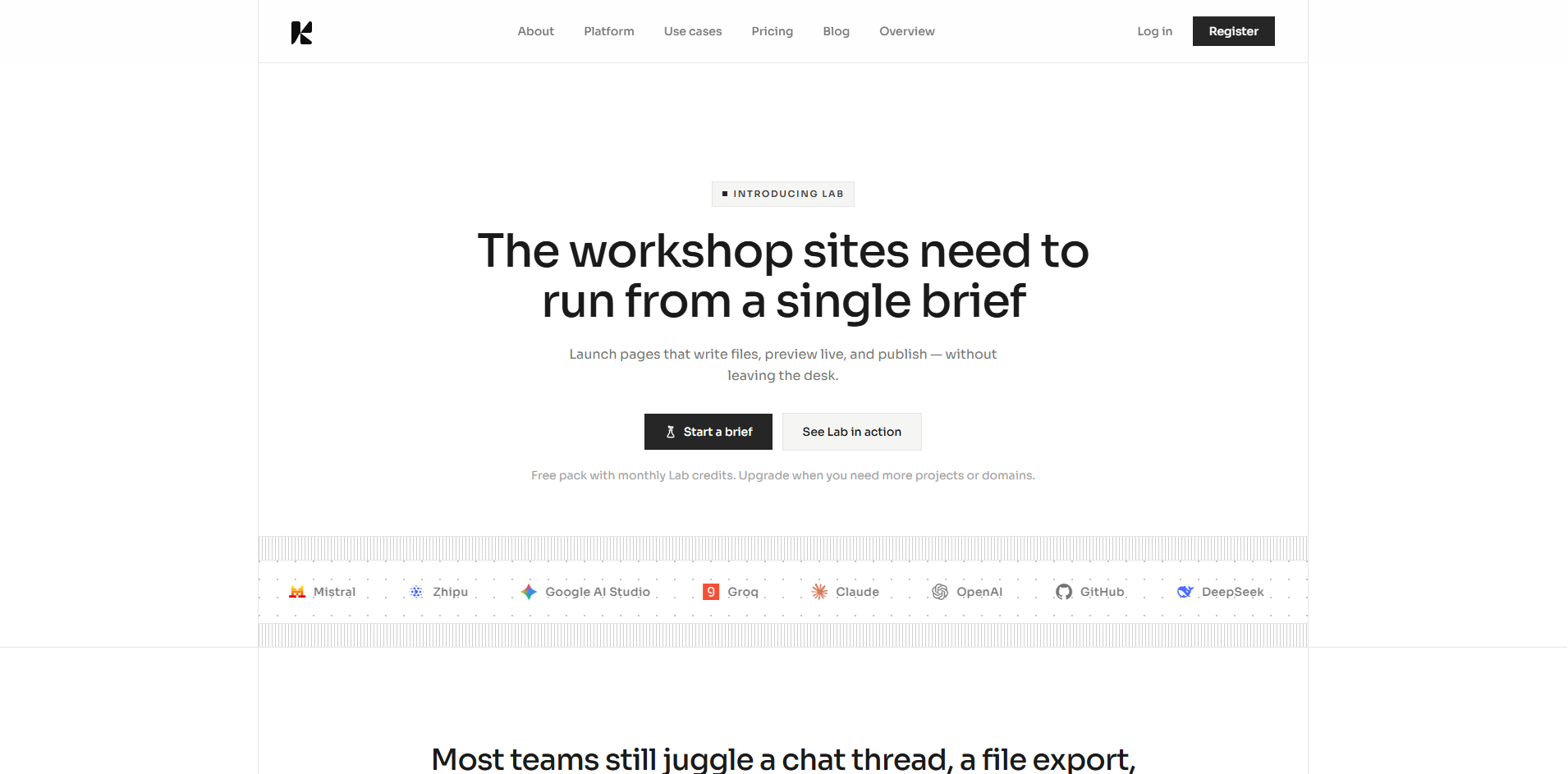 AI Website Builder SaaS Platform for Prompt-Based Site Generation screenshot 2