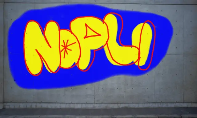 Graffiti artwork by NOPLI