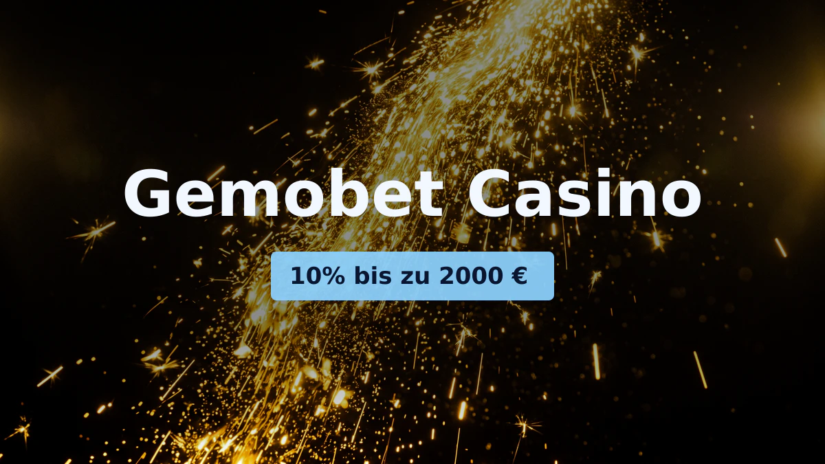 Gemobet Casino � Willkommensbonus 10% bis zu 2000 �, Zahlungen: Visa, Mastercard, Revolut, MiFinity