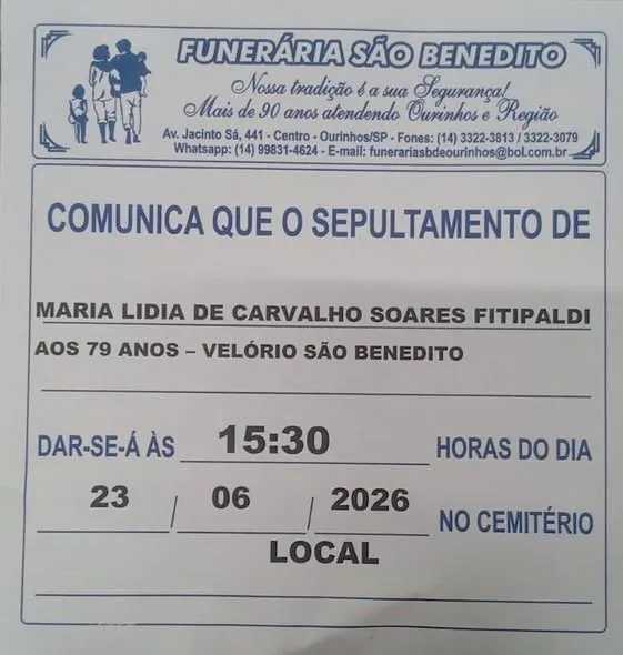 Maria L&iacute;dia De Carvalho Soares Fitipaldi2