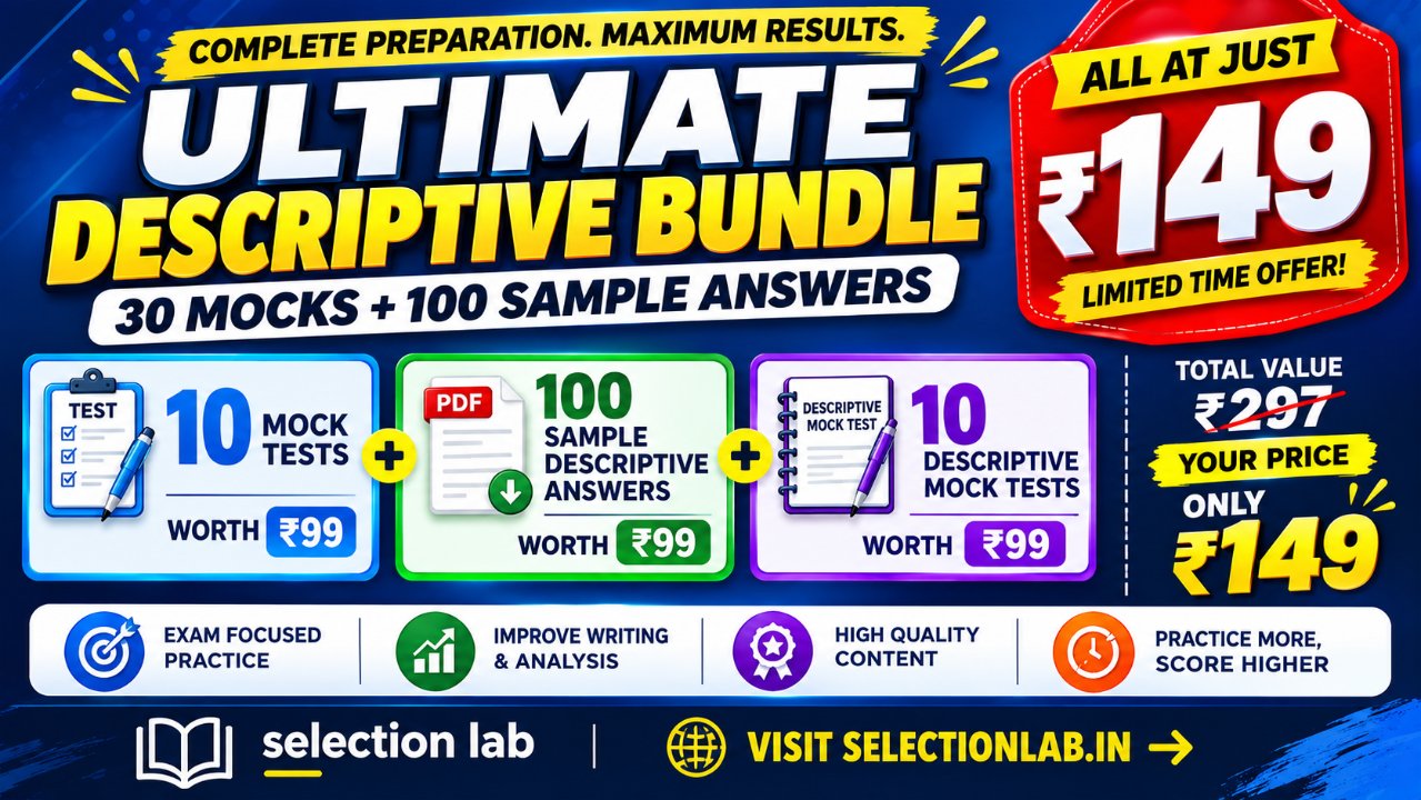 Online Courses for SSC, IB, Railways & Court Exams | Selection Lab