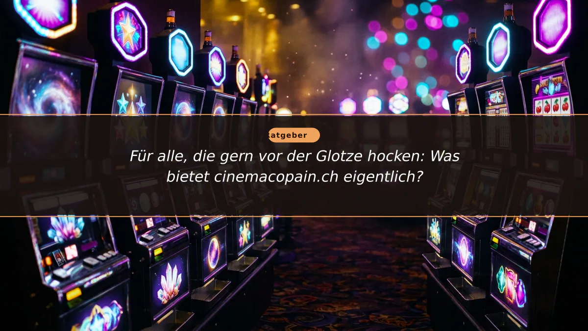 Für alle, die gern vor der Glotze hocken: Was bietet cinemacopain.ch eigentlich?