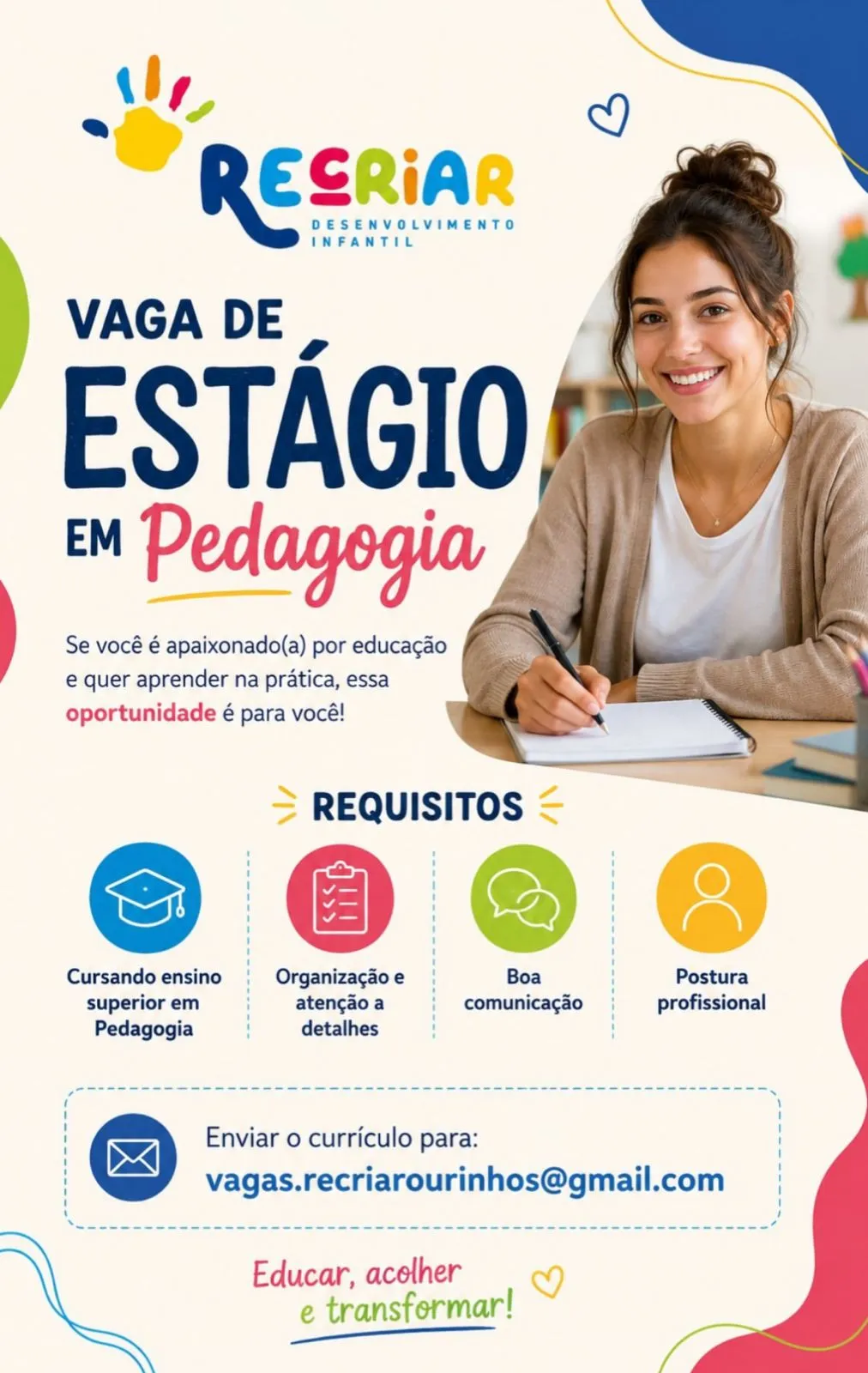 Vaga De EstÁgio Para Professor No Recriar