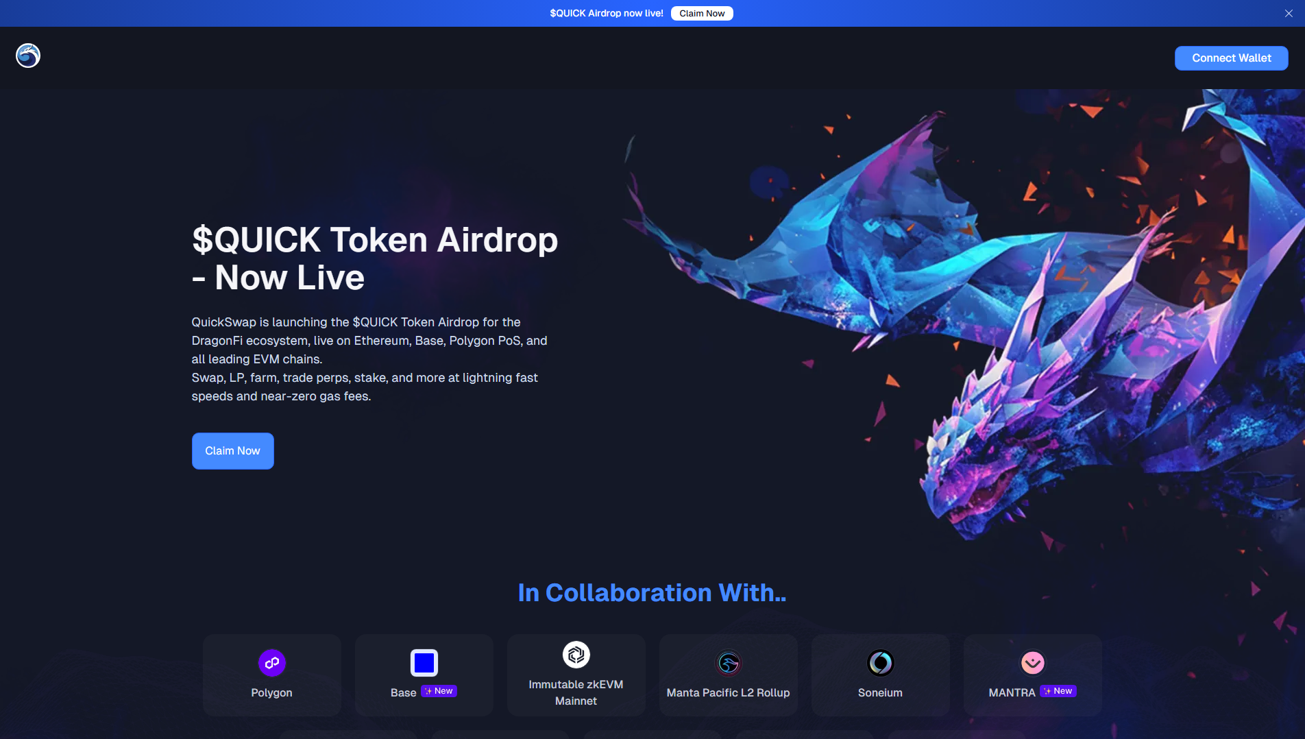 Stored capture of airdrop-quickswap.live