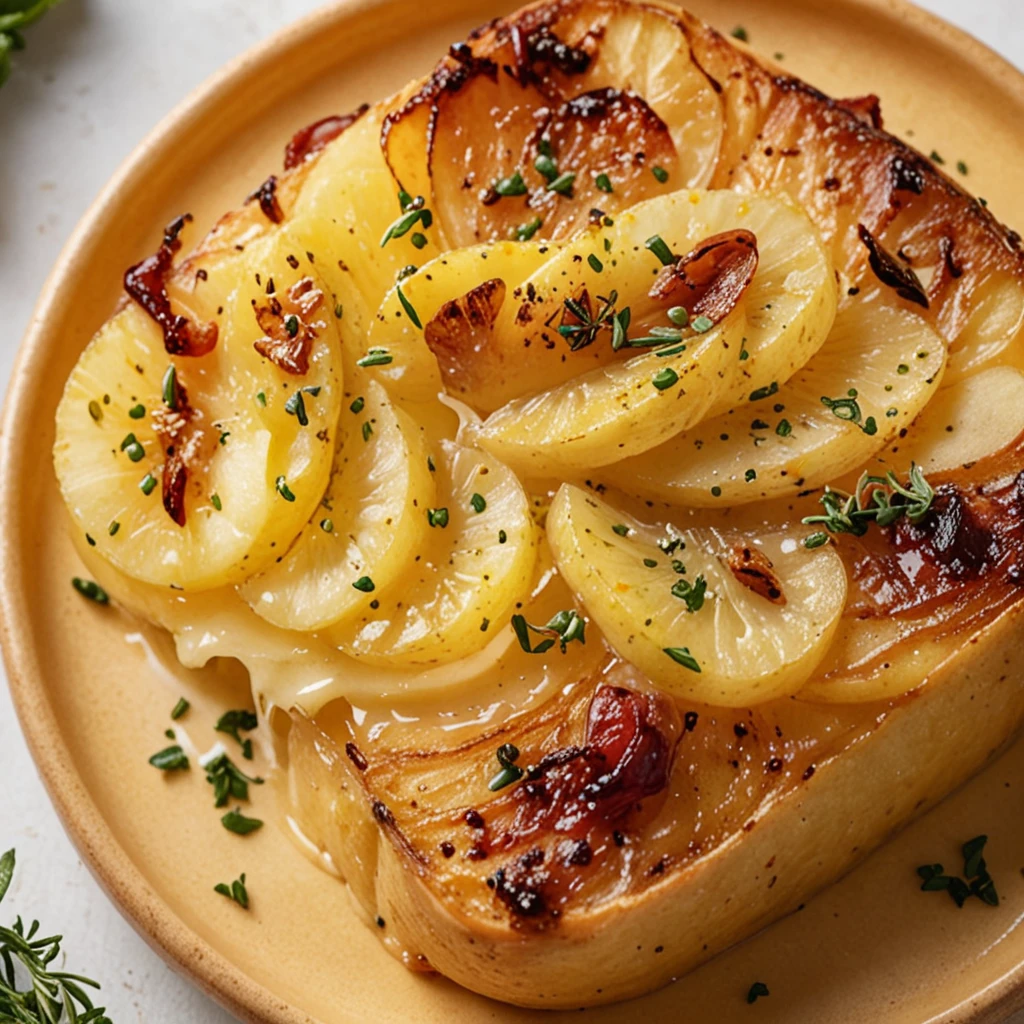 Scrumptious Scalped Potatoes with Heavy Cream