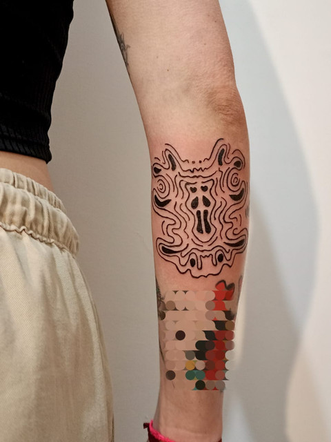 Blackwork por Juliana Janeiro