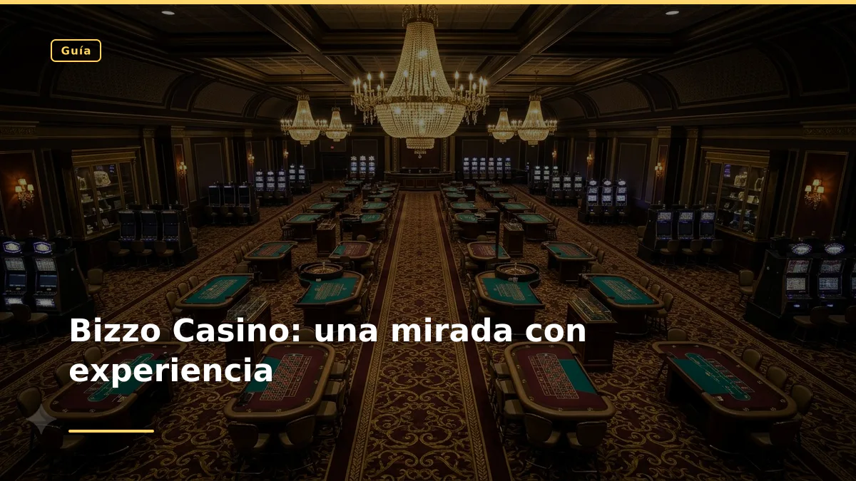 Bizzo Casino: una mirada con experiencia
