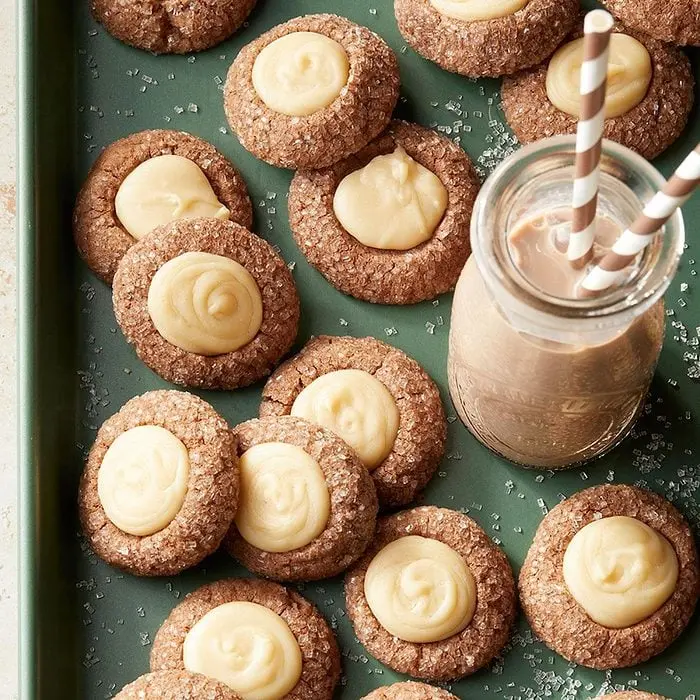 Christmas Cookie Contest Crowns Irish Cream Chocolate Thumbprints as Top Treat