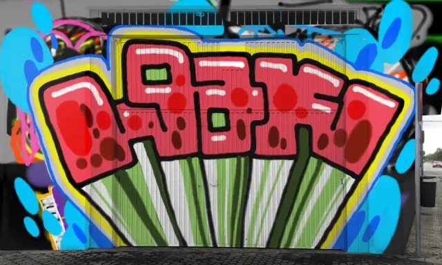 Graffiti artwork by Bab
