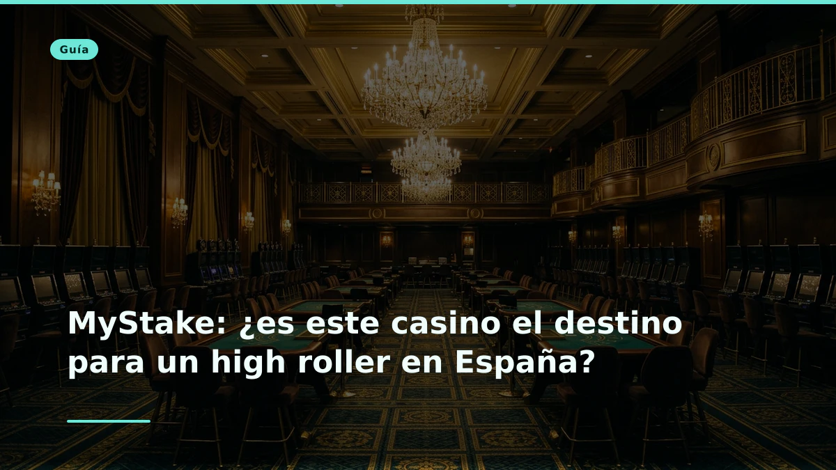 MyStake: ¿es este casino el destino para un high roller en España?