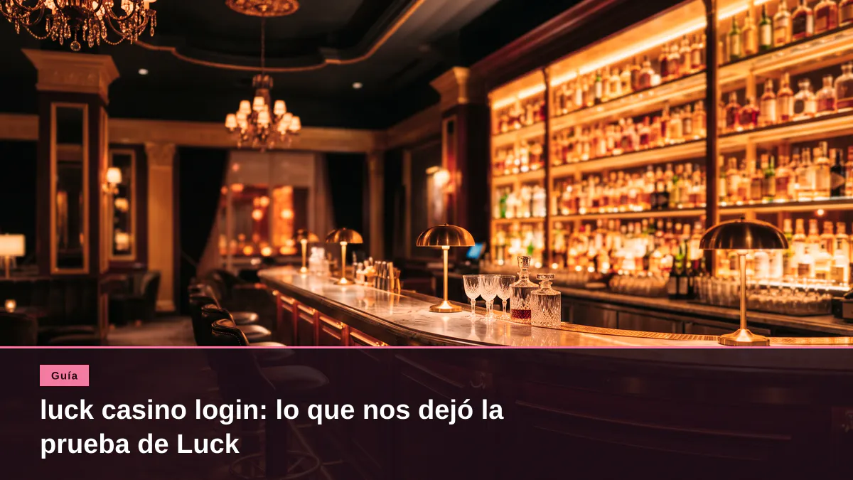 luck casino login: lo que nos dejó la prueba de Luck
