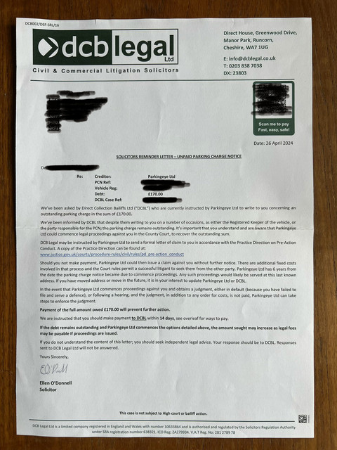 Reminder Letter