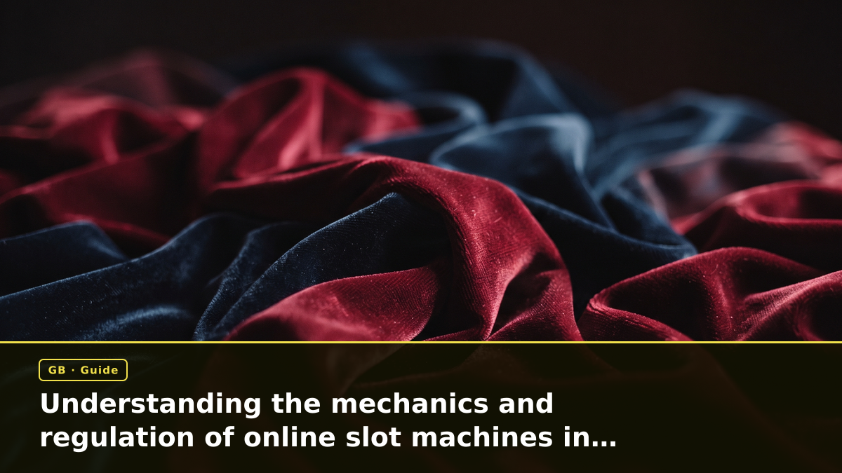 Understanding the mechanics and regulation of online slot machines in Great Britain