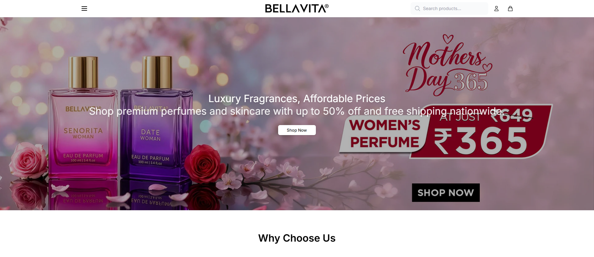 Stored capture of bellapure.shop
