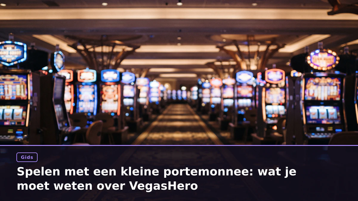 Spelen met een kleine portemonnee: wat je moet weten over VegasHero