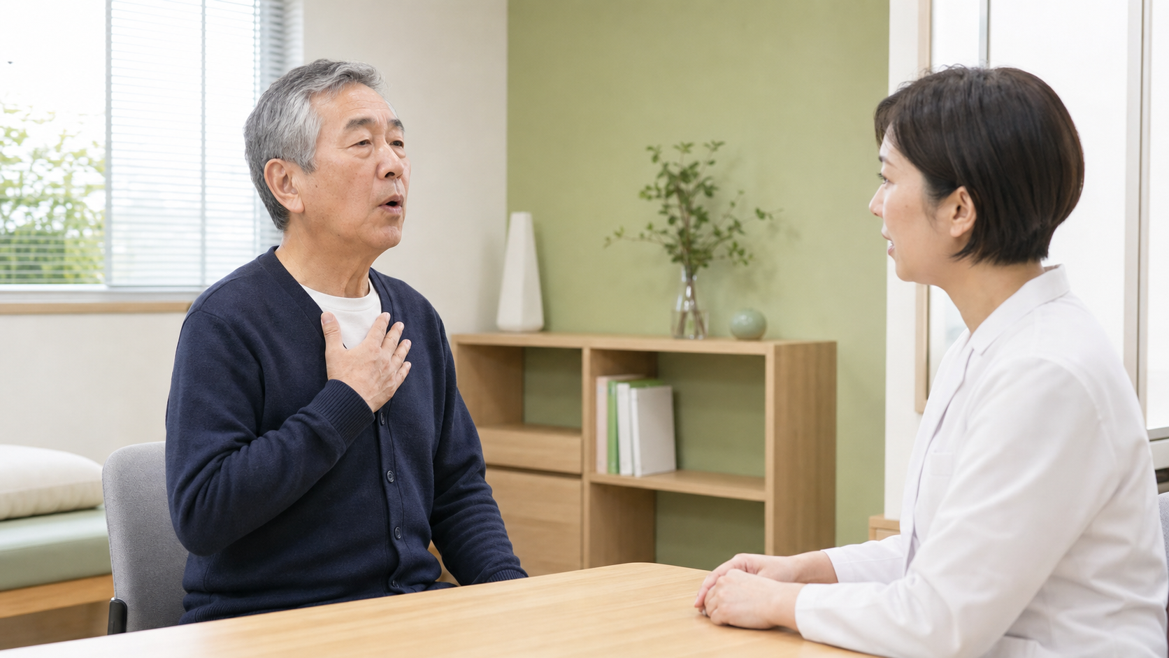 言語聴覚士と発声練習を始めるパーキンソン病の方